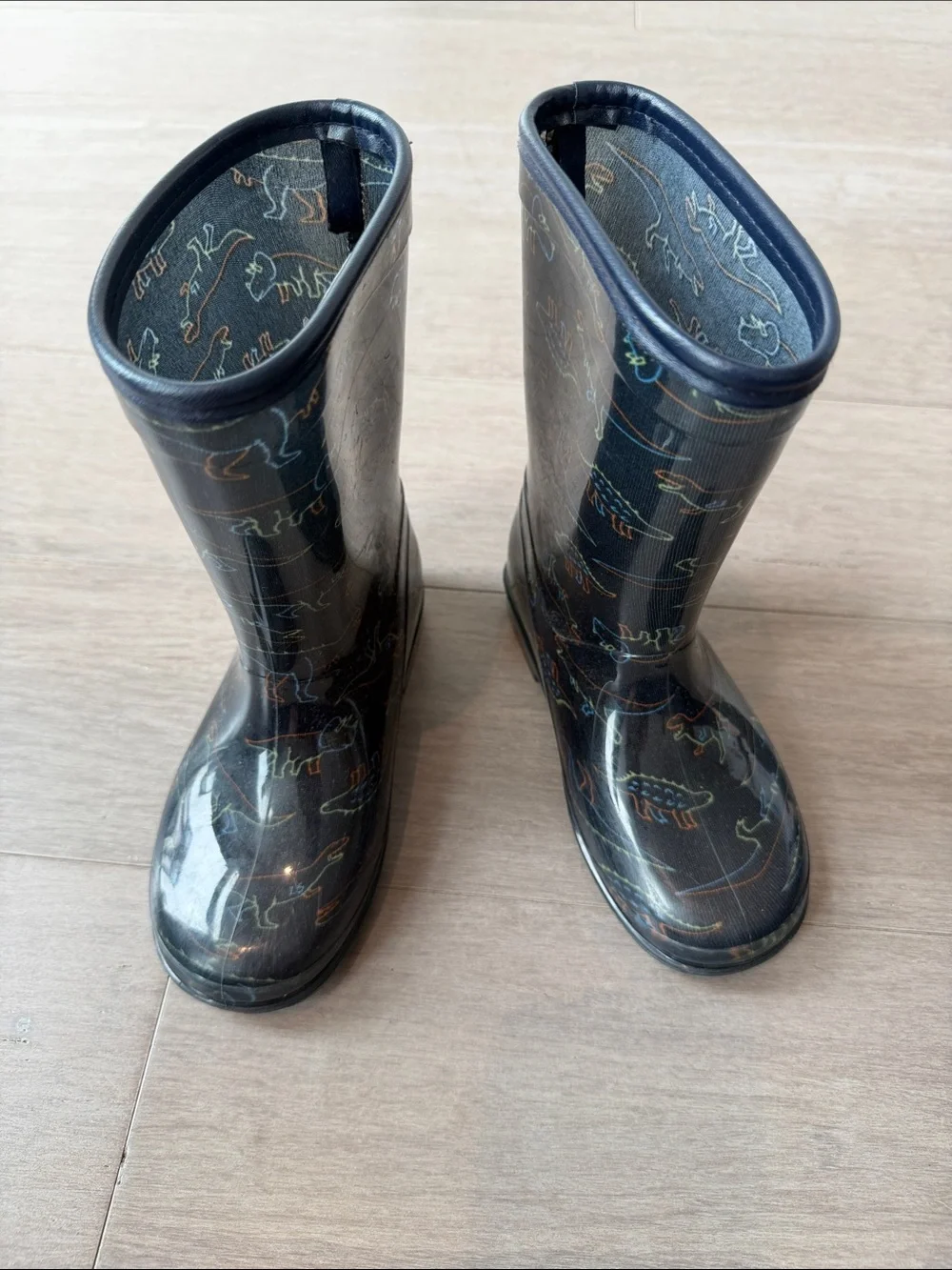 Children's Carter’s Navy Dino Rain Boots 11m